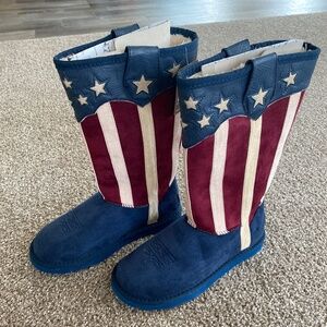 Patriotic Sherpa Boots